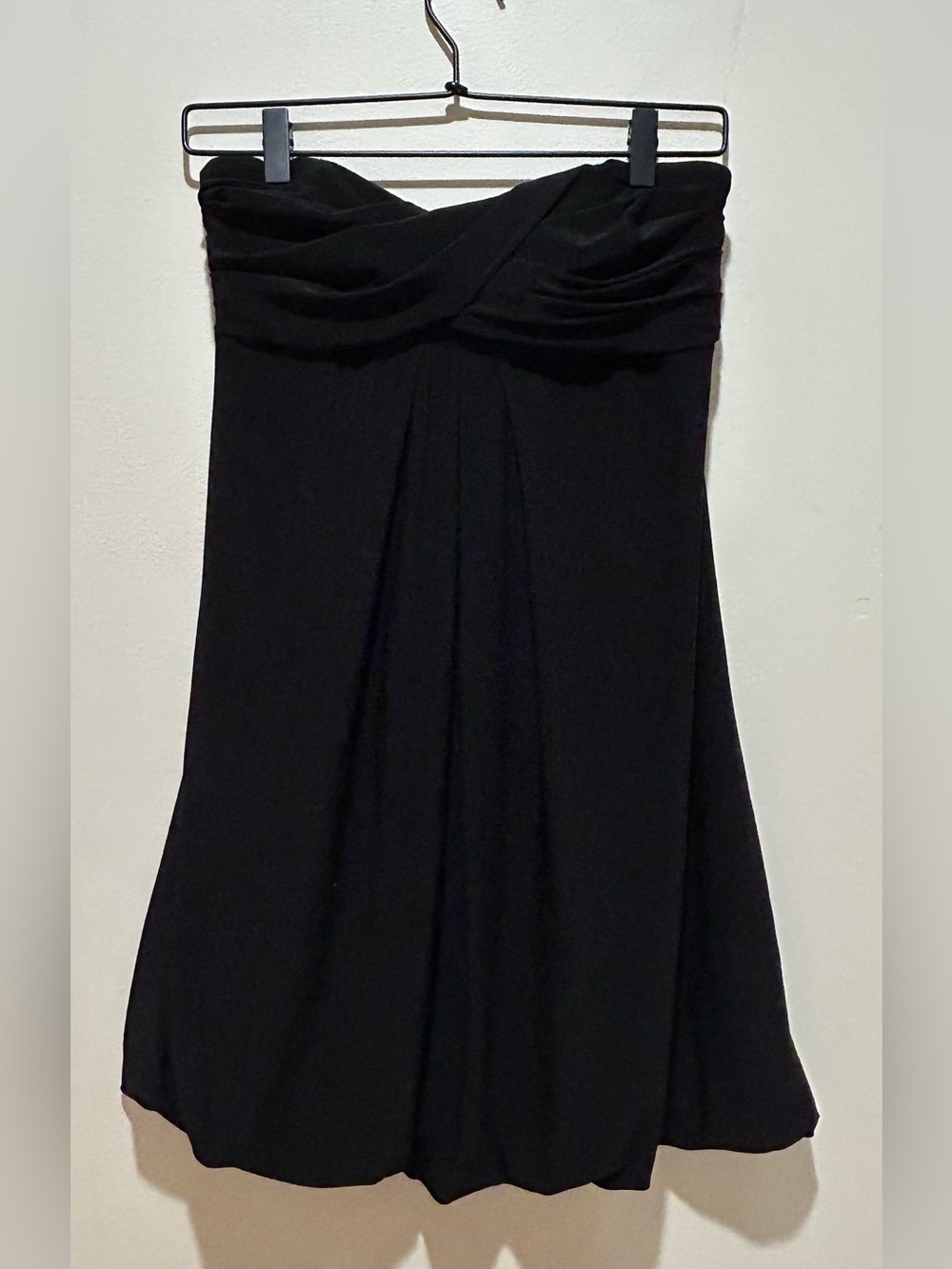 Xscape Black Sleeveless Strapless Cocktail Mini Bubble Dress - Women’s Size 6